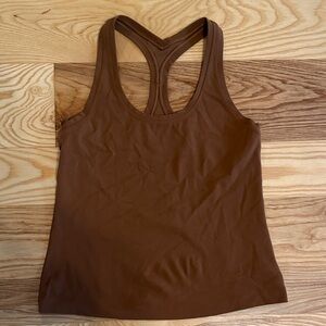 lululemon athletica Chocolate Brown Tank Top